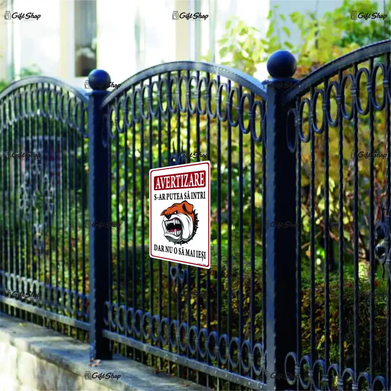 Avertizare s-ar putea sa intri dar nu o sa mai iesi, indicator amuzant 200x265 mm